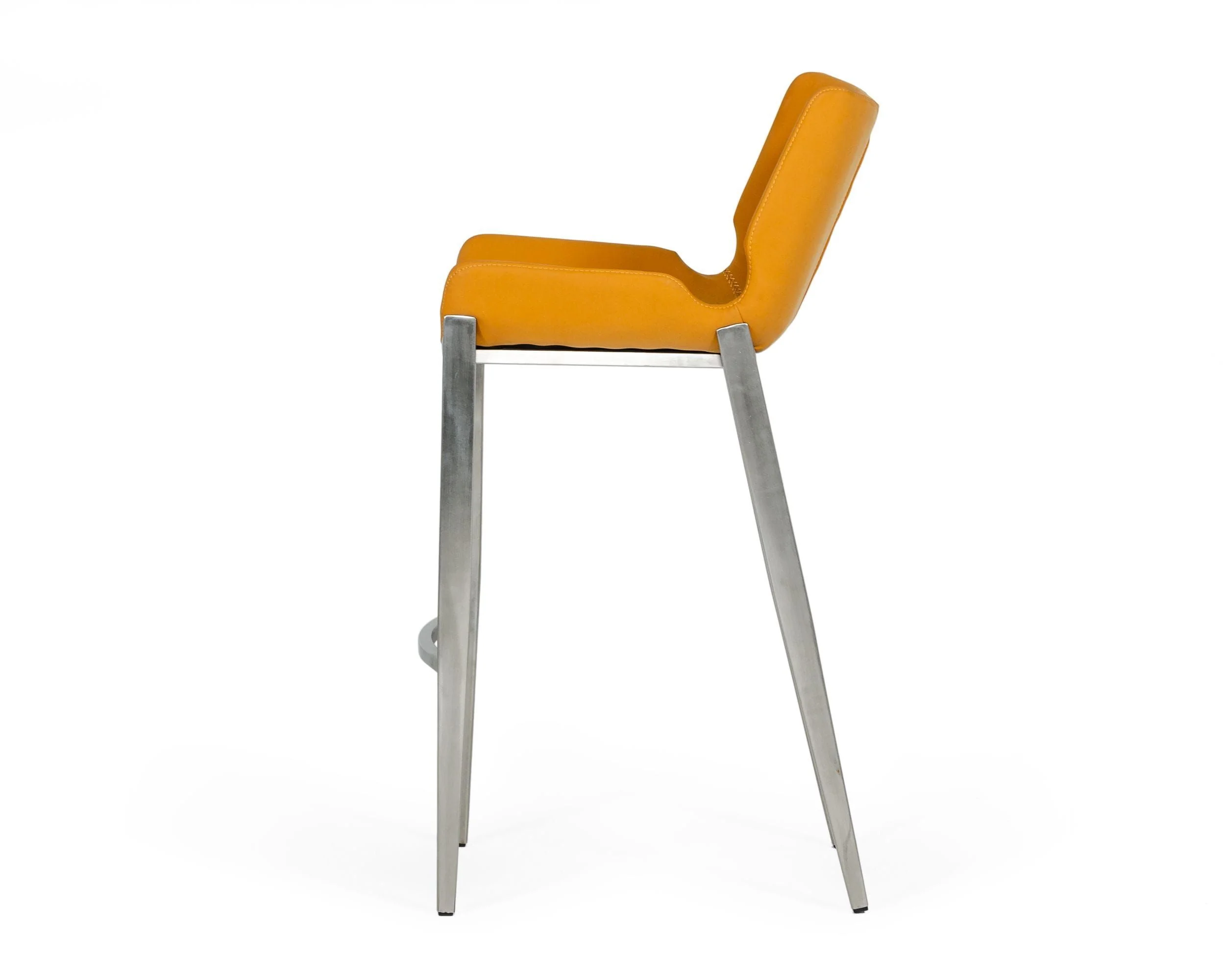 Saddle Style Low Back Barstool ( set of 2 ) - Image 4
