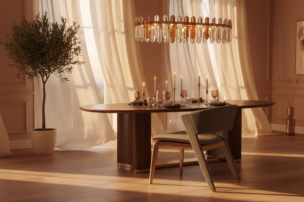 Valen Gold Dining Chair - Image 5