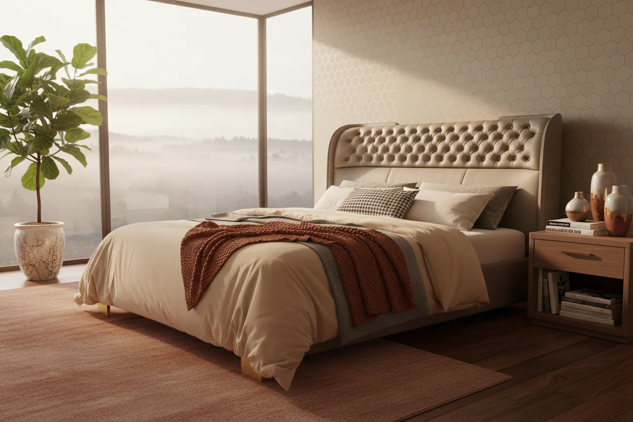 Valencia Luxe Tufted Bed - Image 9