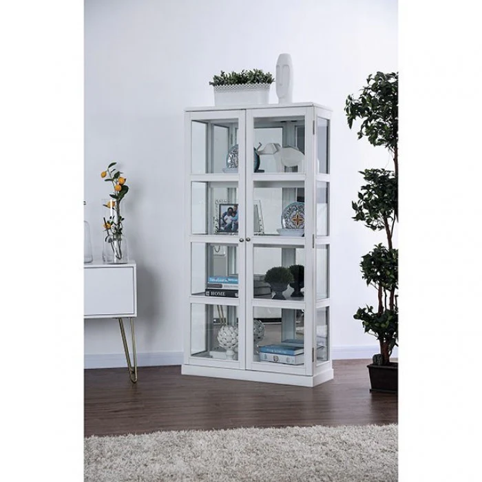 Vilas Curio Cabinet – White Finish - Image 2