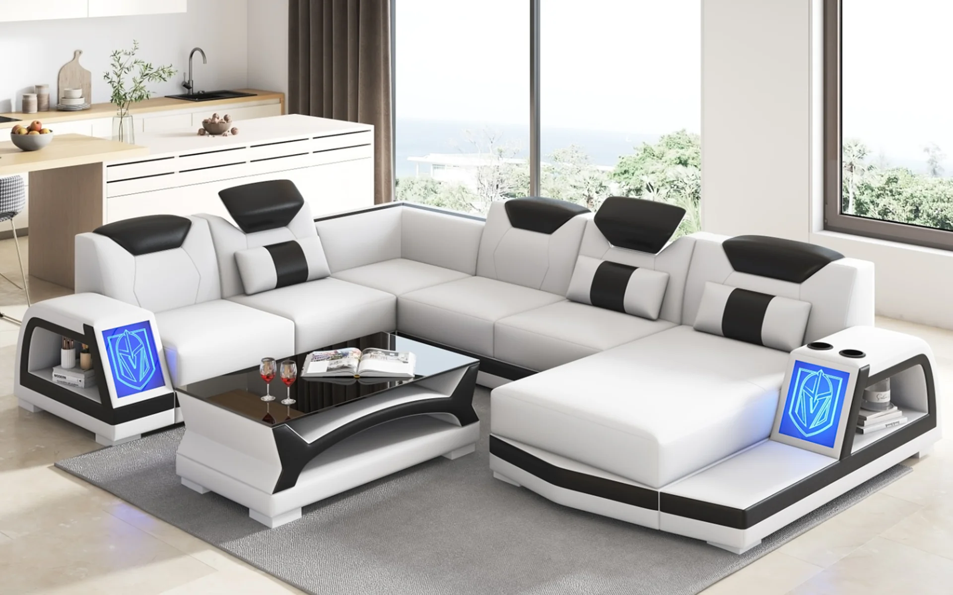 Vinco Modern Sectional - Image 5