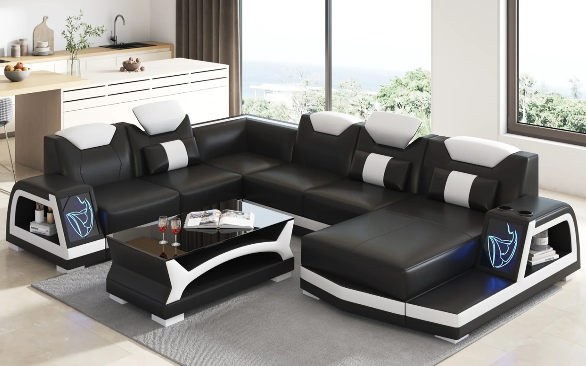 Vinco Modern Sectional - Image 6