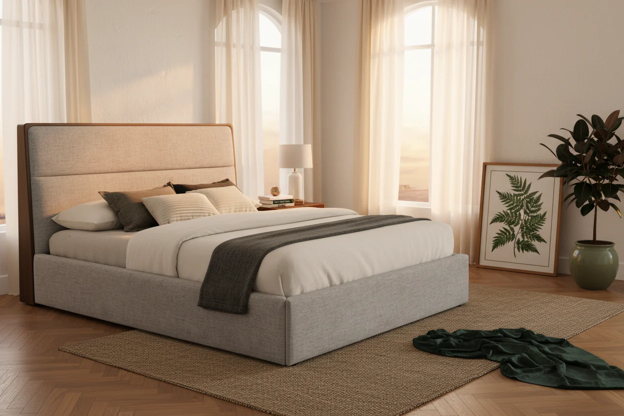 Vista Upholstered Bed - Image 2