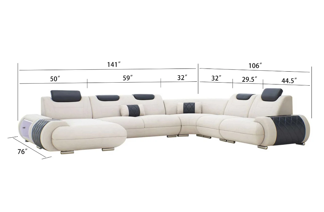 Vivid Luxe Modular Sectional Sofa - Image 9