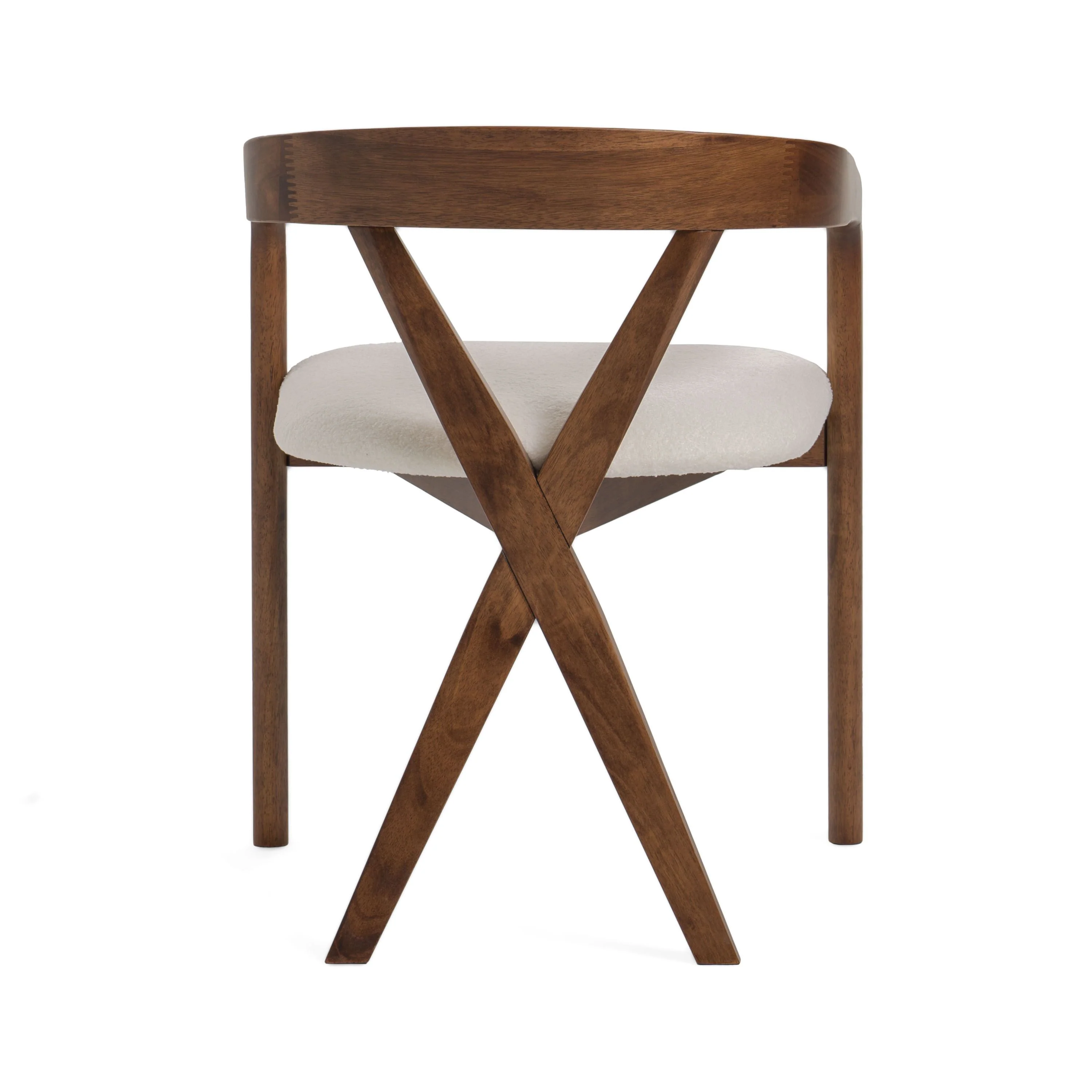 Walnut Grace Round Dining Table Set - Image 12