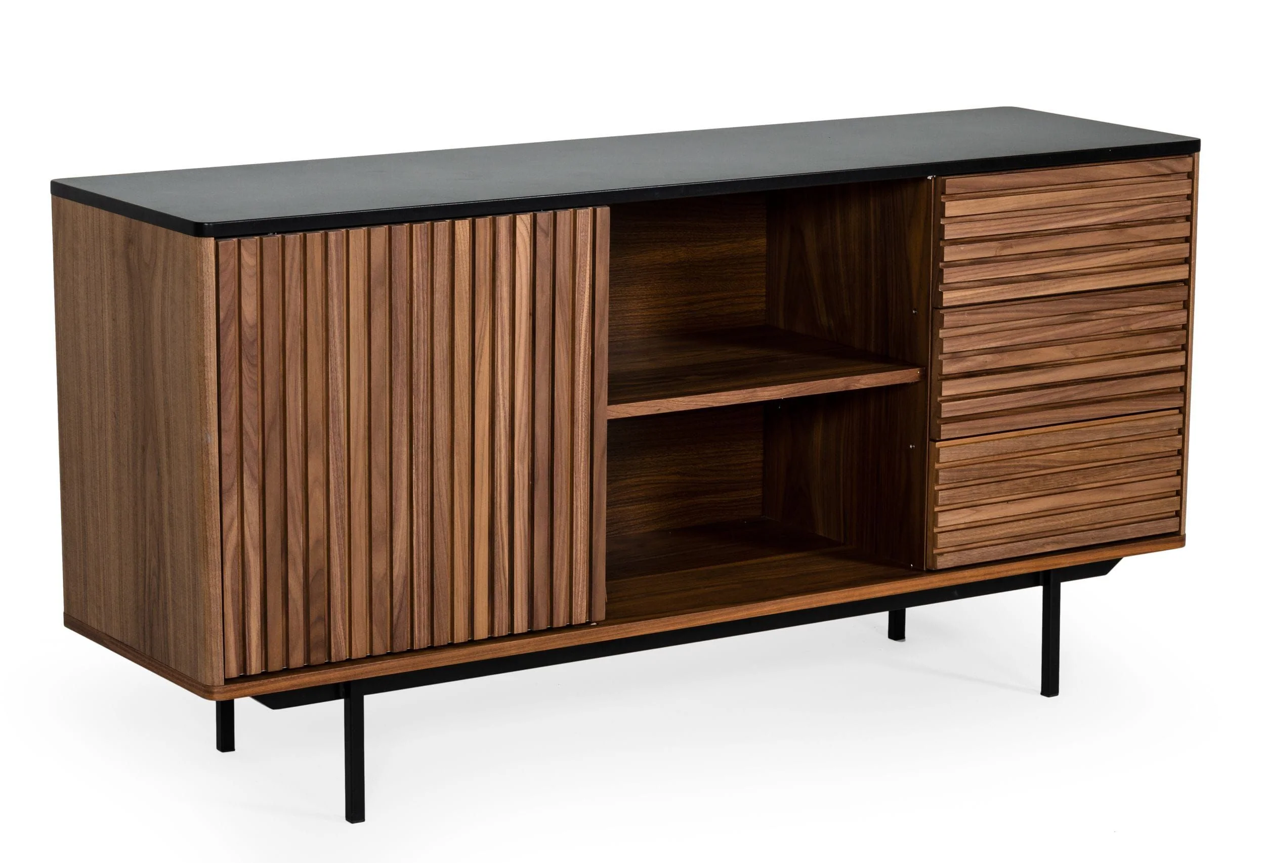 Walnut Streamline Buffet - Image 2