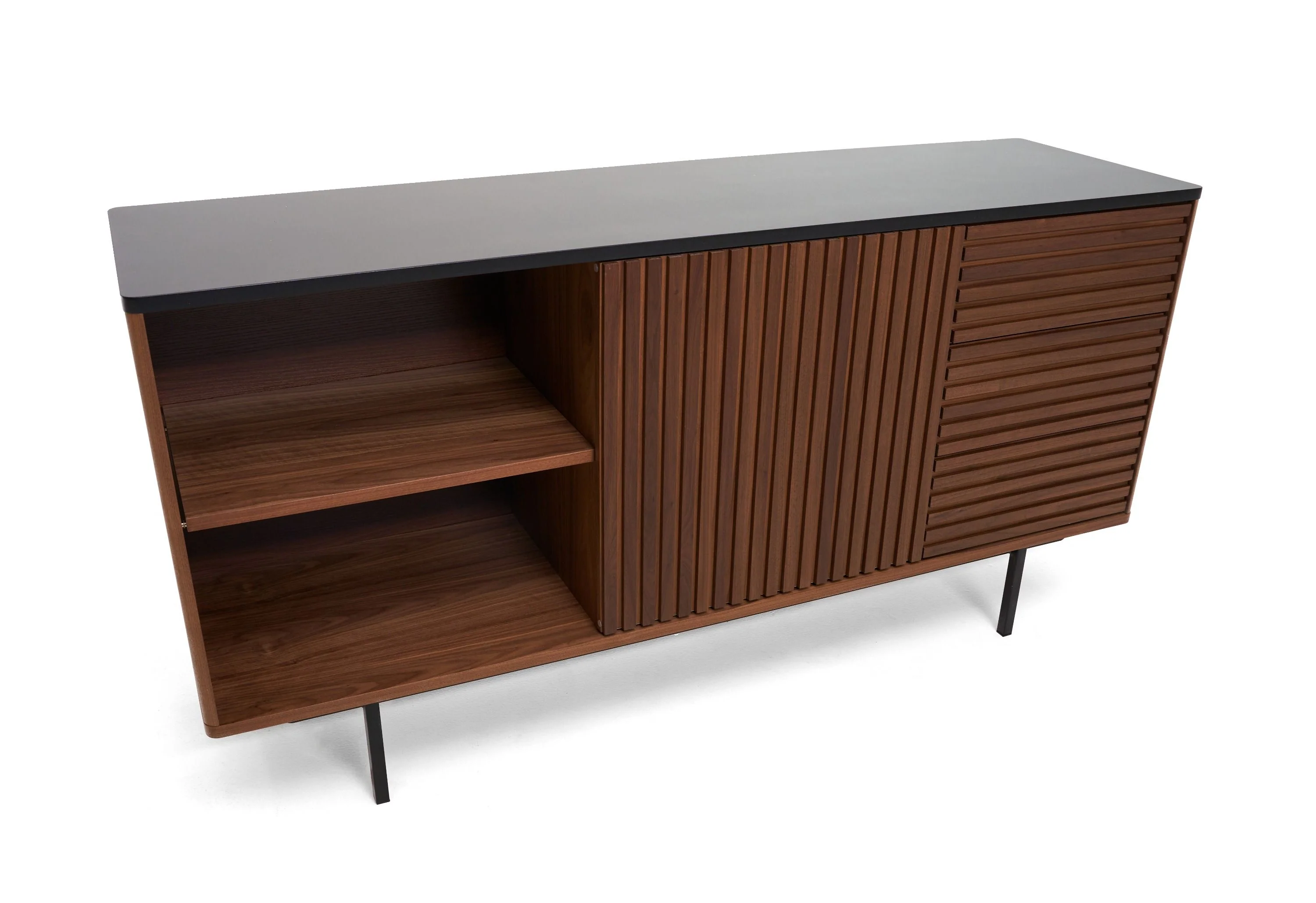 Walnut Streamline Buffet - Image 6