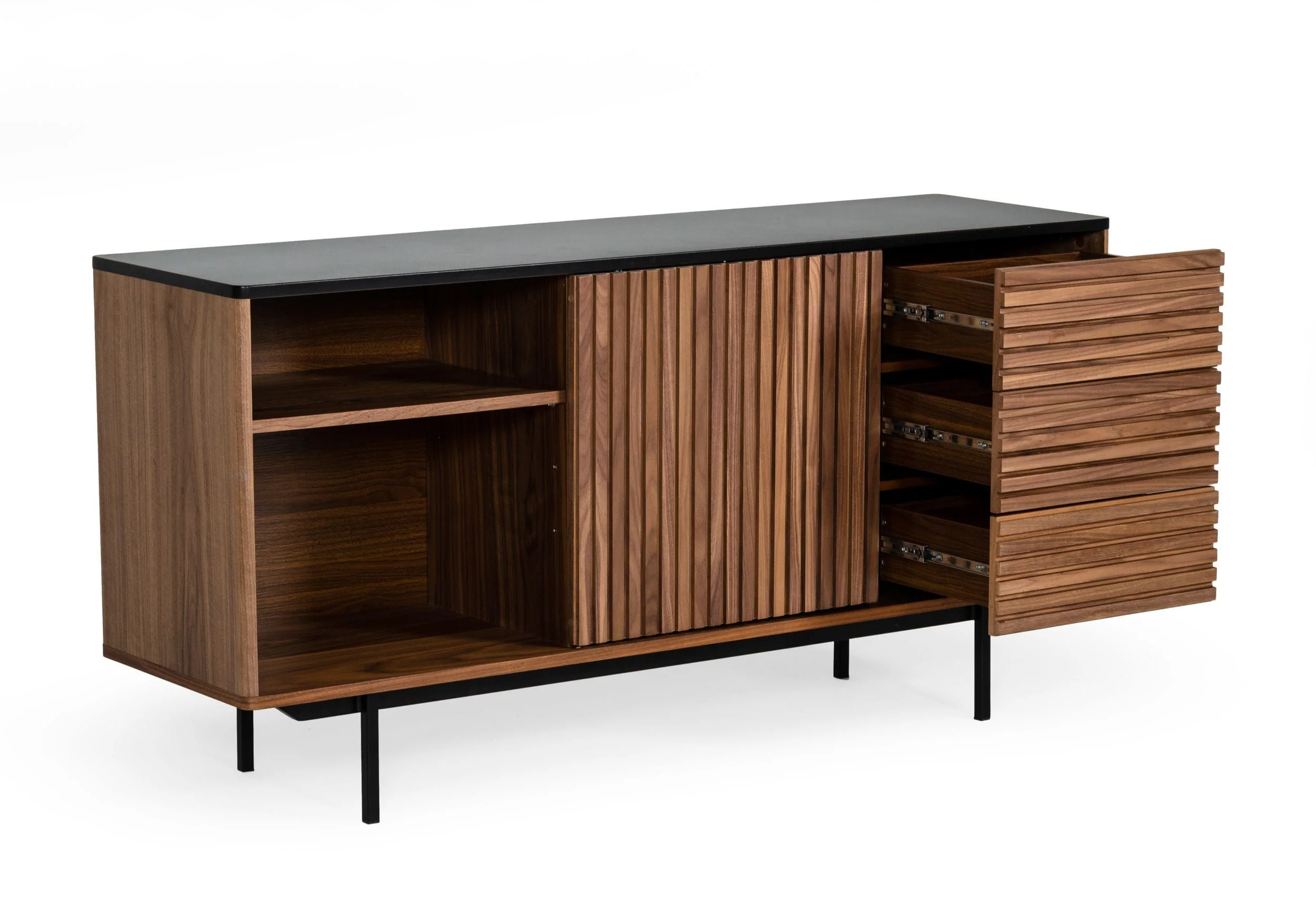 Walnut Streamline Buffet - Image 7