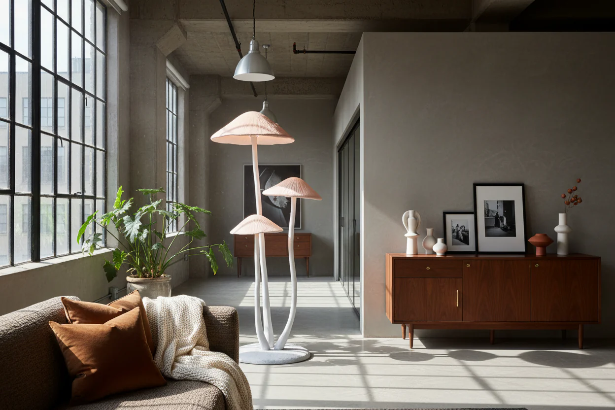Whimsical Mushroom Floor Lamp - Image 4