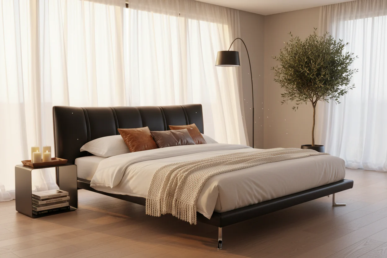 Willis Contemporary Bed - Image 5