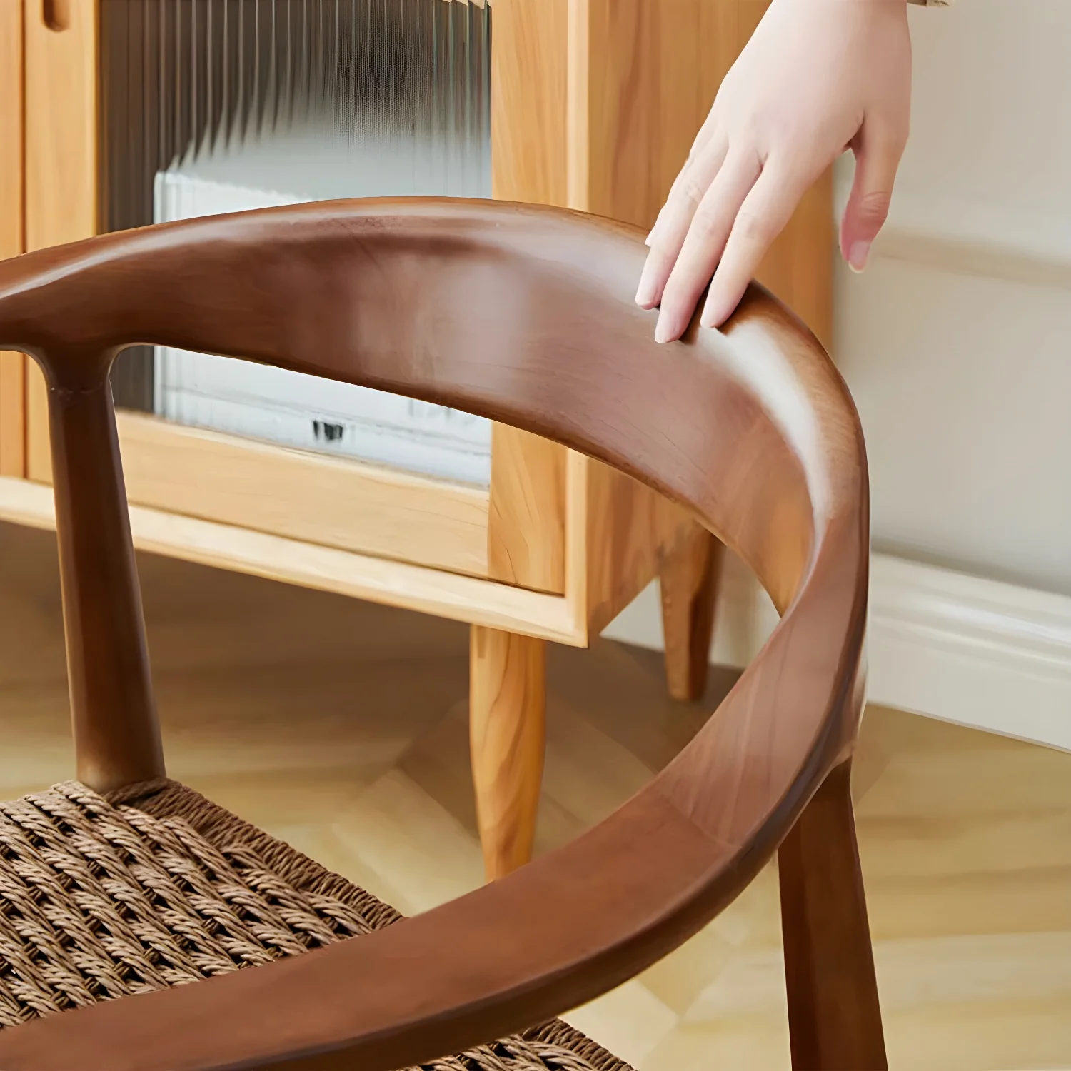 Willow Weave Dining Chair - Image 11