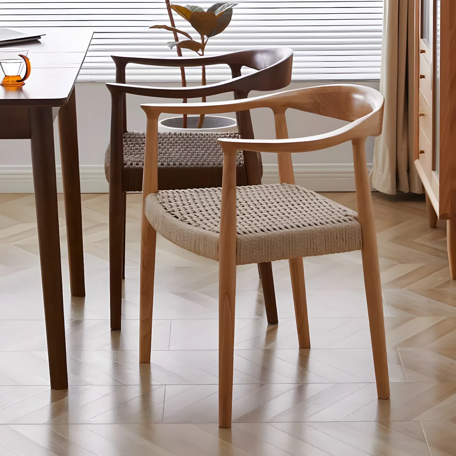 Willow Weave Dining Chair - Image 15