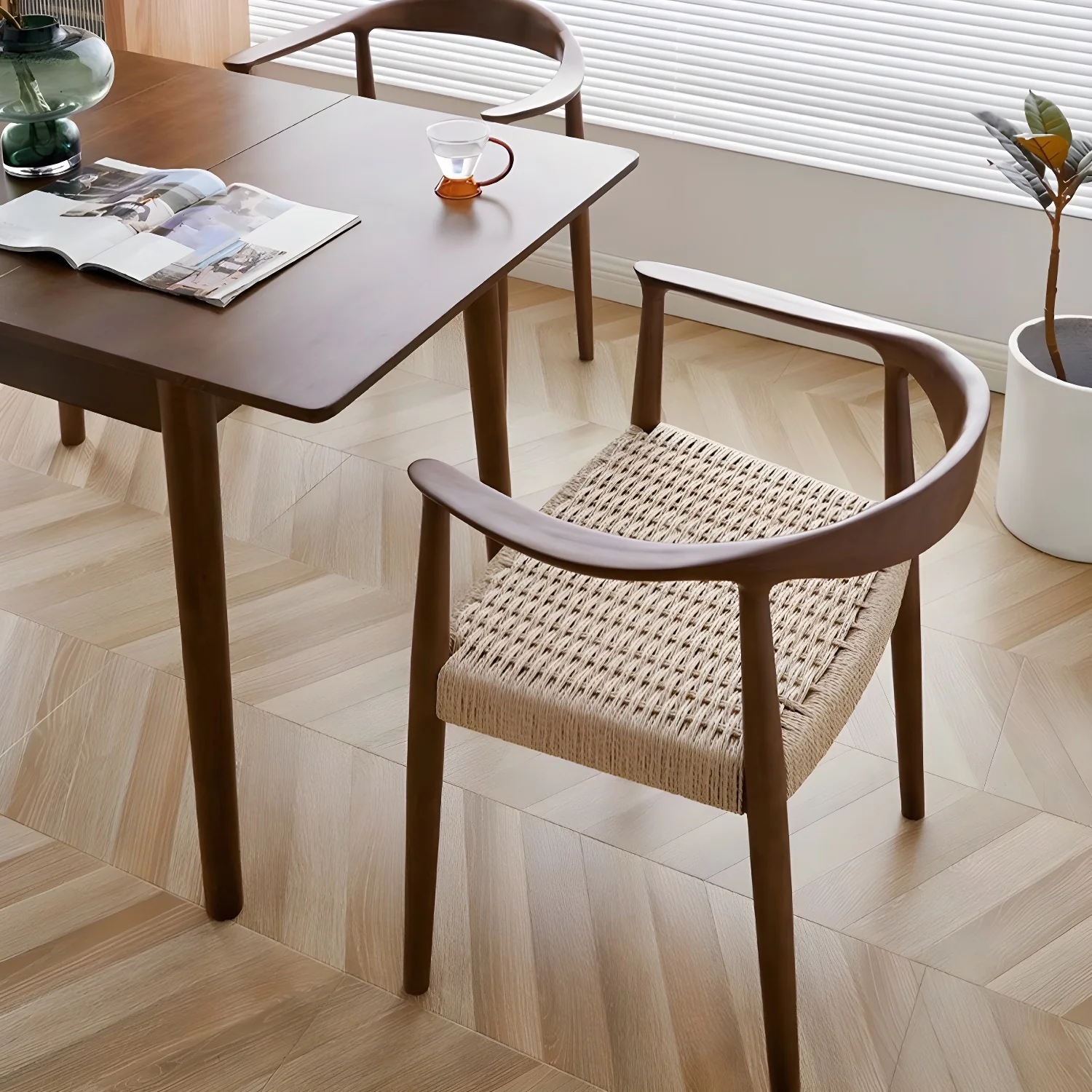 Willow Weave Dining Chair - Image 21